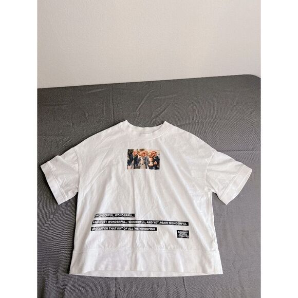 Burberry graphic T-shirt crop top - Picture 1 of 6